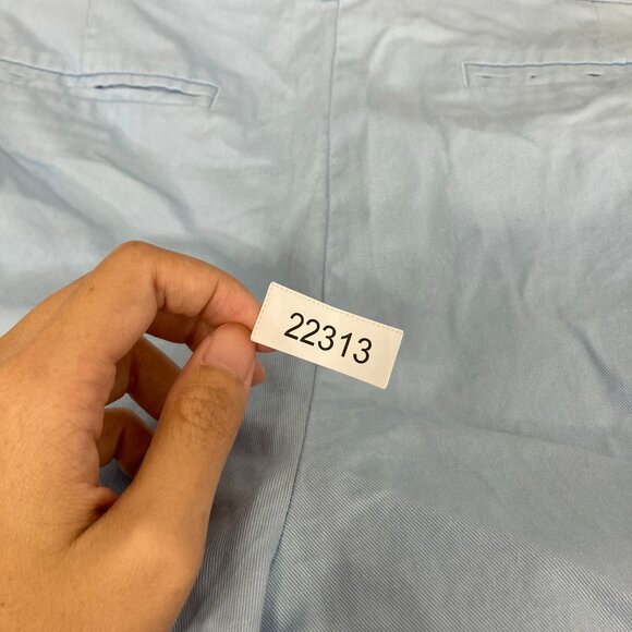 J. Crew size 16 Light Blue Cotton Shorts Comfy Coastal Vacation - Picture 10 of 10